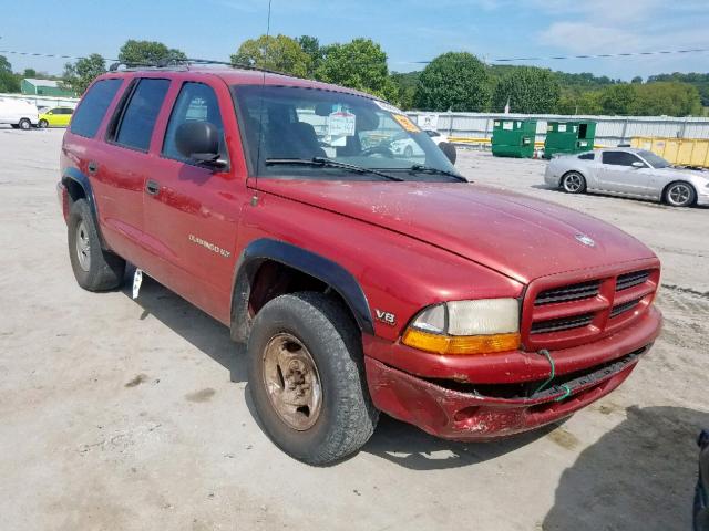 1B4HS28Y4WF117263 - 1998 DODGE DURANGO BURGUNDY photo 1