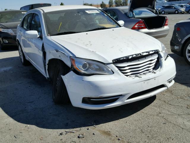 1C3CCBAB9EN236998 - 2014 CHRYSLER 200 LX WHITE photo 1