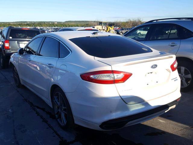 3FA6P0K90DR107997 - 2013 FORD FUSION TIT WHITE photo 3