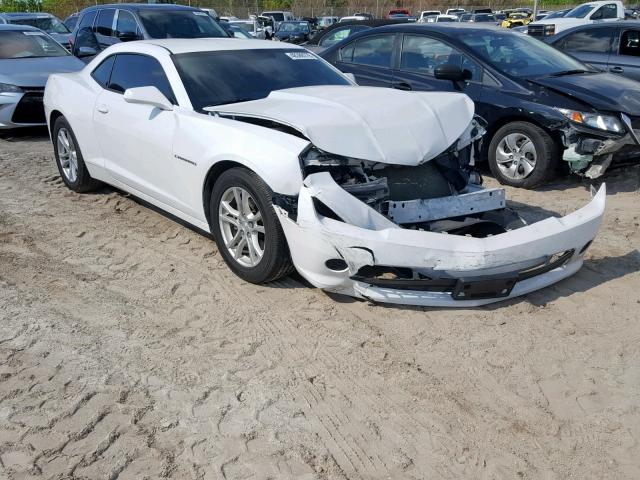 2G1FA1E33E9205592 - 2014 CHEVROLET CAMARO LS WHITE photo 1