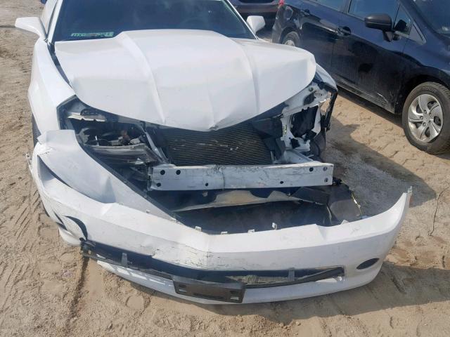 2G1FA1E33E9205592 - 2014 CHEVROLET CAMARO LS WHITE photo 9