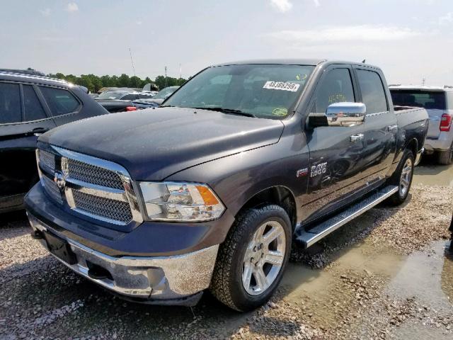 1C6RR6LT1HS744459 - 2017 RAM 1500 SLT GRAY photo 2