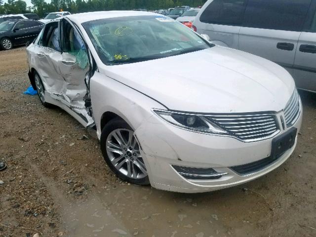 3LN6L2LU2ER802662 - 2014 LINCOLN MKZ HYBRID WHITE photo 1