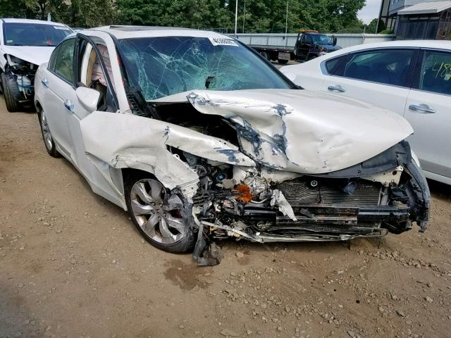 1HGCP36859A010443 - 2009 HONDA ACCORD EXL WHITE photo 1