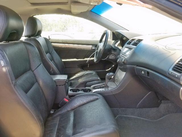 1HGCM72616A017261 - 2006 HONDA ACCORD EX BLACK photo 5