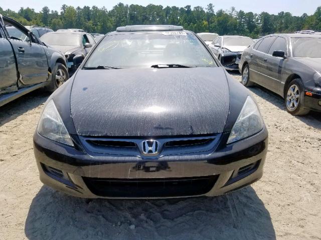 1HGCM72616A017261 - 2006 HONDA ACCORD EX BLACK photo 9