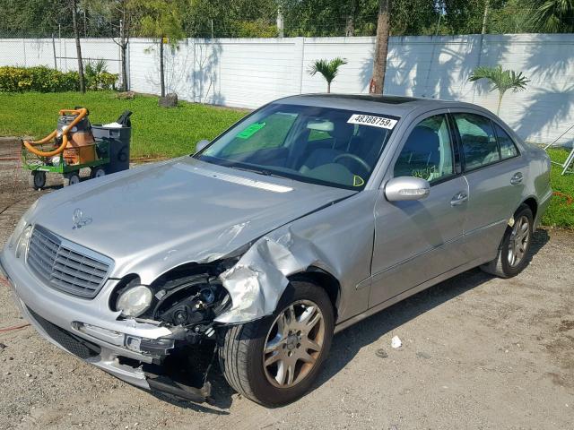 WDBUF65J83A201730 - 2003 MERCEDES-BENZ E 320 SILVER photo 2