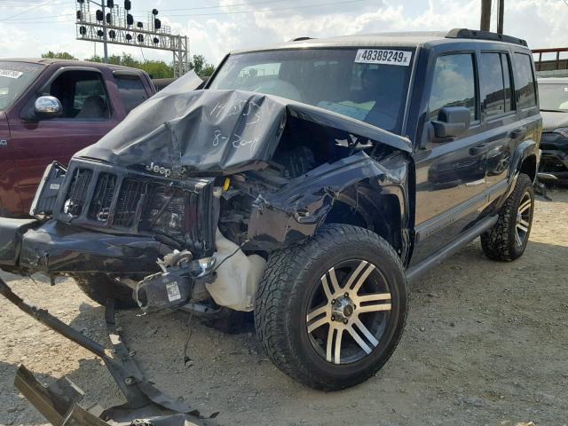 1J8HG48K56C338134 - 2006 JEEP COMMANDER შავი ფოტო 2