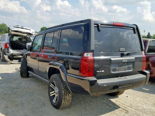1J8HG48K56C338134 - 2006 JEEP COMMANDER შავი ფოტო 3