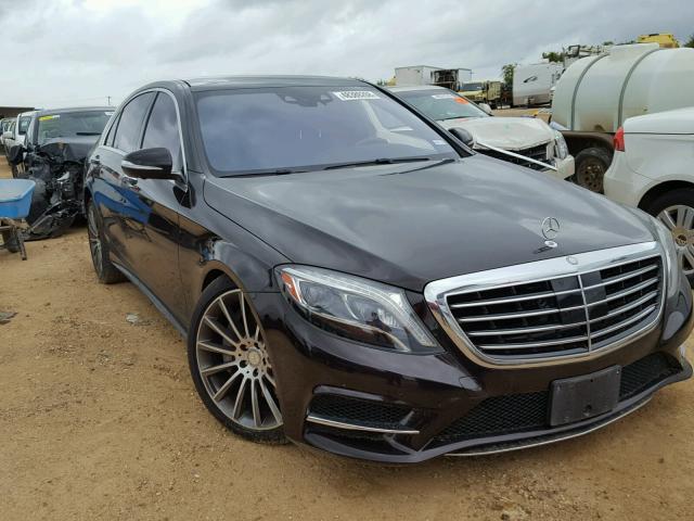 WDDUG8CB2FA097722 - 2015 MERCEDES-BENZ S 550 BLACK photo 1