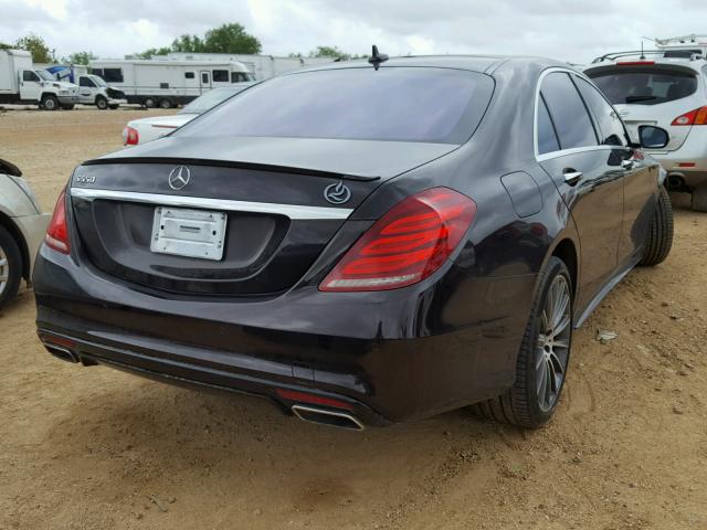 WDDUG8CB2FA097722 - 2015 MERCEDES-BENZ S 550 BLACK photo 4