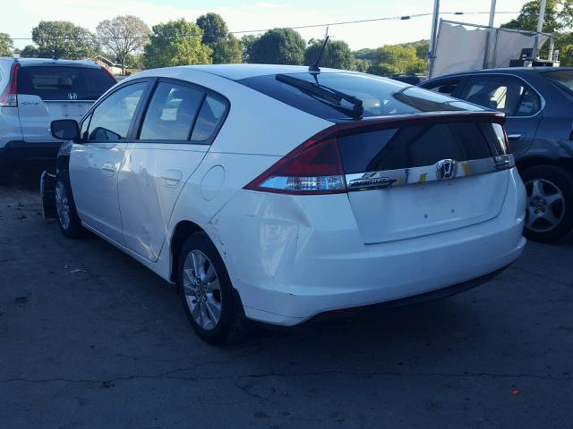 JHMZE2H70ES000841 - 2014 HONDA INSIGHT EX WHITE photo 3