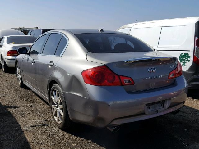 JNKCV61E79M015112 - 2009 INFINITI G37 BASE SILVER photo 3