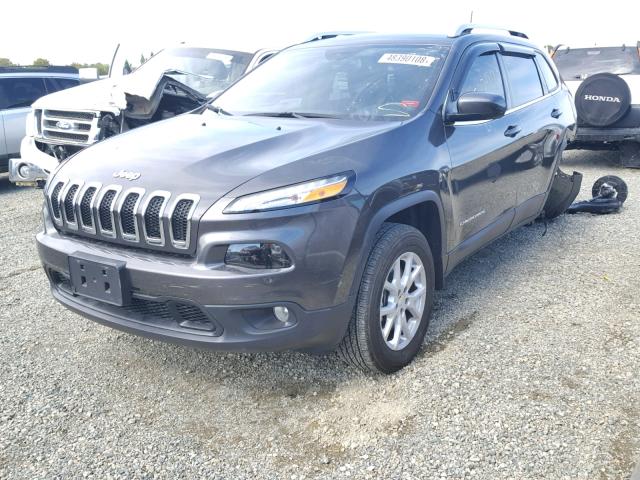 1C4PJMCS7HW637816 - 2017 JEEP CHEROKEE L CHARCOAL photo 2