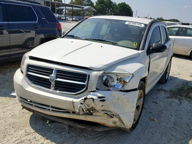 1B3HB48A29D259095 - 2009 DODGE CALIBER SX WHITE photo 2