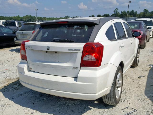 1B3HB48A29D259095 - 2009 DODGE CALIBER SX WHITE photo 4