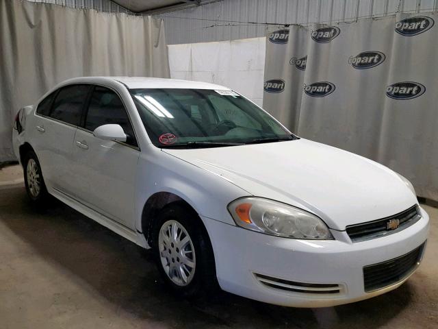 2G1WD5EMXA1125206 - 2010 CHEVROLET IMPALA POL WHITE photo 1