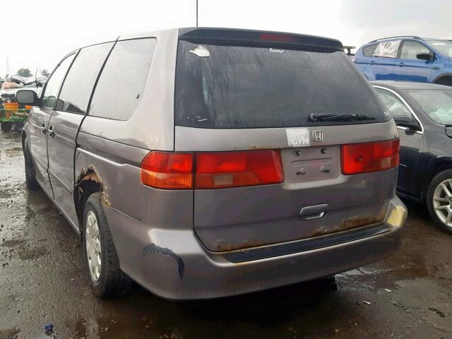 2HKRL1858YH587132 - 2000 HONDA ODYSSEY LX CHARCOAL photo 3