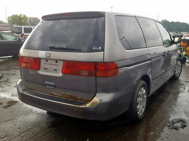 2HKRL1858YH587132 - 2000 HONDA ODYSSEY LX CHARCOAL photo 4