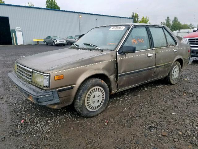 JN1PB11S3GU156229 - 1986 NISSAN SENTRA BROWN photo 2