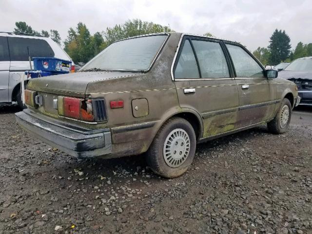 JN1PB11S3GU156229 - 1986 NISSAN SENTRA BROWN photo 4