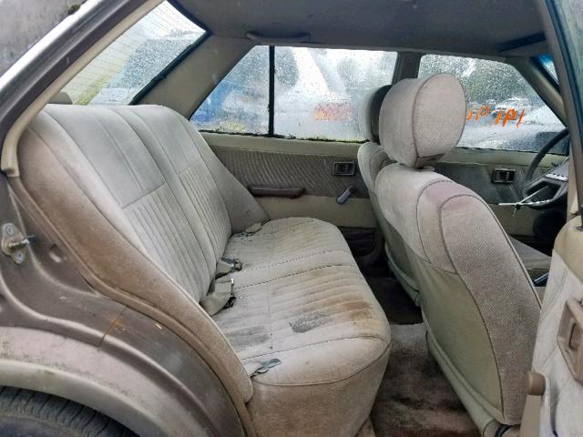 JN1PB11S3GU156229 - 1986 NISSAN SENTRA BROWN photo 6