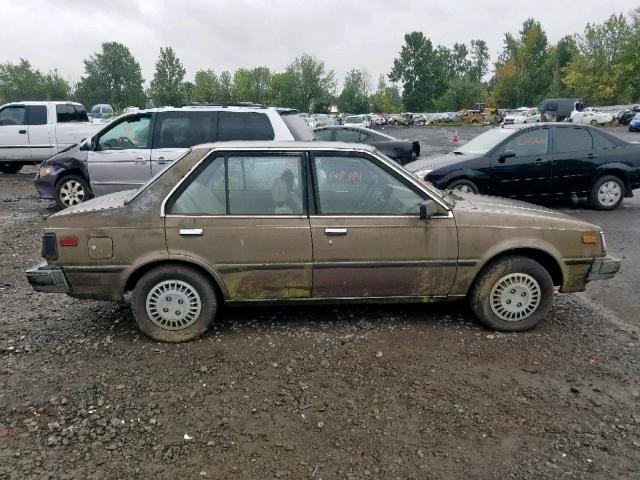 JN1PB11S3GU156229 - 1986 NISSAN SENTRA BROWN photo 9