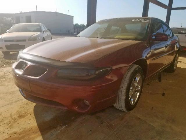 1G2WK52J12F178463 - 2002 PONTIAC GRAND PRIX MAROON photo 2