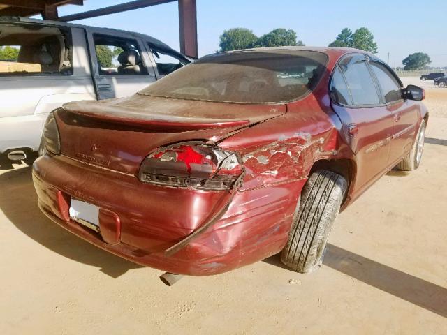 1G2WK52J12F178463 - 2002 PONTIAC GRAND PRIX MAROON photo 4