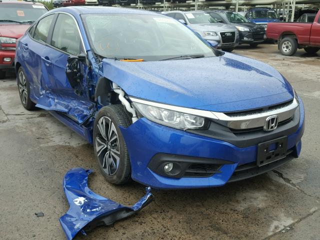 JHMFC1F70JX015665 - 2018 HONDA CIVIC EXL BLUE photo 9