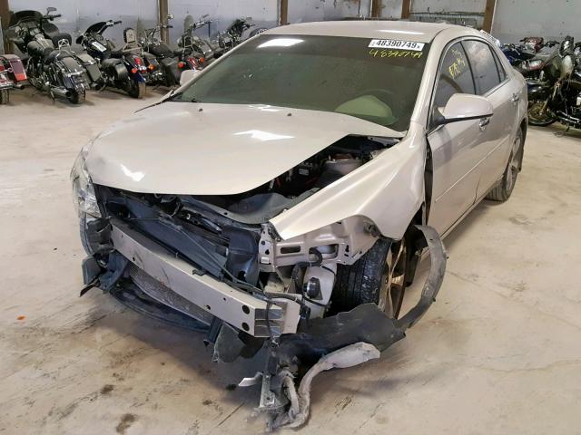 1G1ZC5E04CF229571 - 2012 CHEVROLET MALIBU 1LT 金色 照片 2