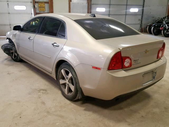 1G1ZC5E04CF229571 - 2012 CHEVROLET MALIBU 1LT 金色 照片 3