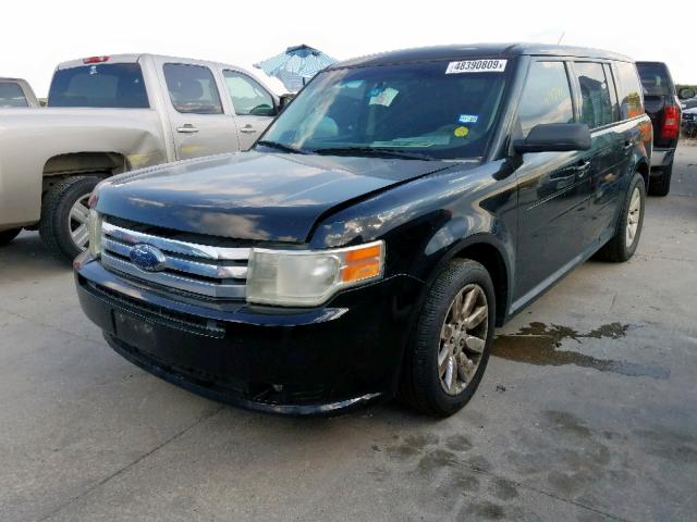 2FMDK51C49BA21216 - 2009 FORD FLEX SE BLACK photo 2