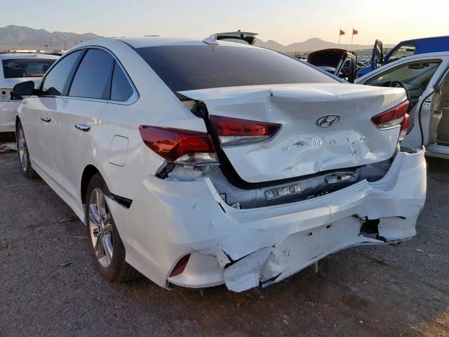 5NPE34AF7JH620050 - 2018 HYUNDAI SONATA SPO WHITE photo 3