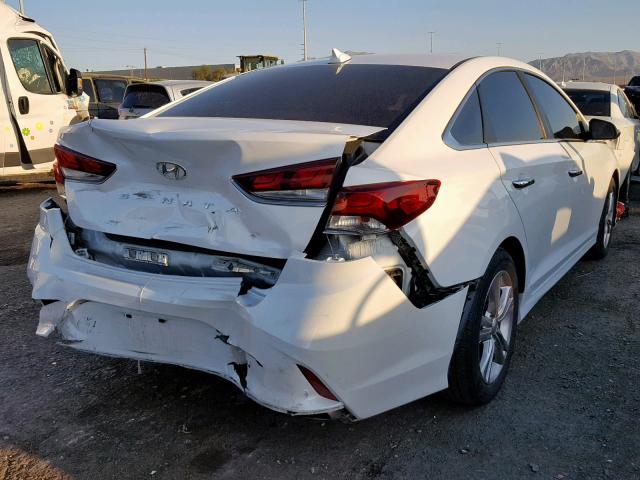 5NPE34AF7JH620050 - 2018 HYUNDAI SONATA SPO WHITE photo 4