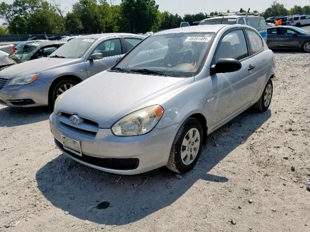 KMHCM36C38U064859 - 2008 HYUNDAI ACCENT GS SILVER photo 2