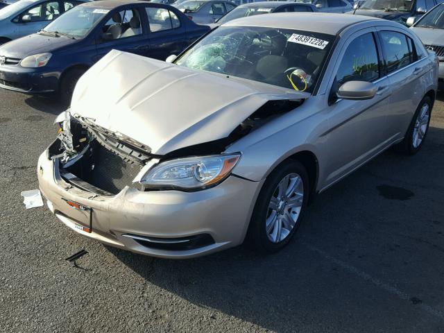 1C3CCBAB7DN704841 - 2013 CHRYSLER 200 LX GOLD photo 2