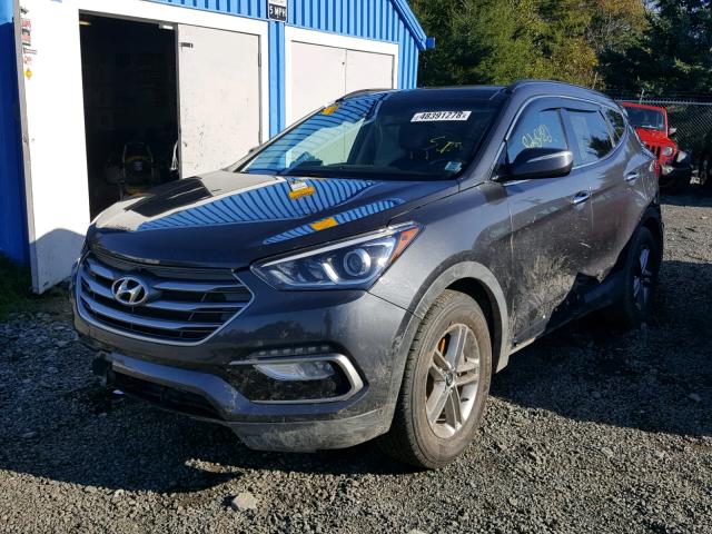 5XYZUDLB8HG395437 - 2017 HYUNDAI SANTA FE S CHARCOAL photo 2