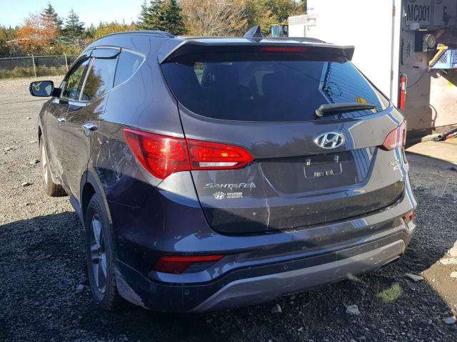 5XYZUDLB8HG395437 - 2017 HYUNDAI SANTA FE S CHARCOAL photo 3