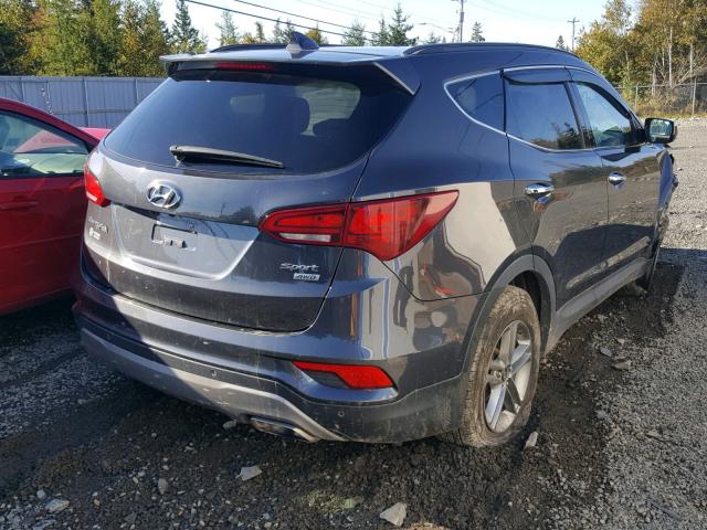 5XYZUDLB8HG395437 - 2017 HYUNDAI SANTA FE S CHARCOAL photo 4