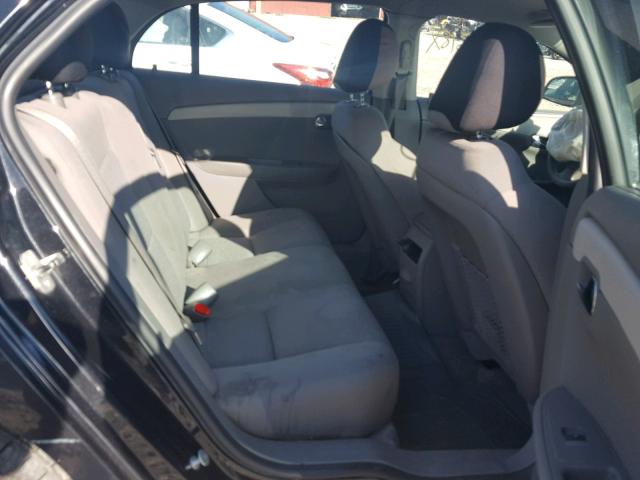 1G1ZC5E17BF392996 - 2011 CHEVROLET MALIBU 1LT BLACK photo 6