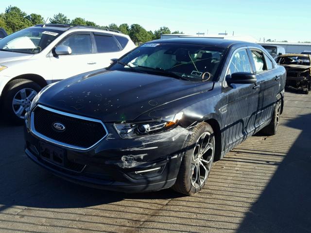 1FAHP2KT5DG170505 - 2013 FORD TAURUS SHO BLACK photo 2