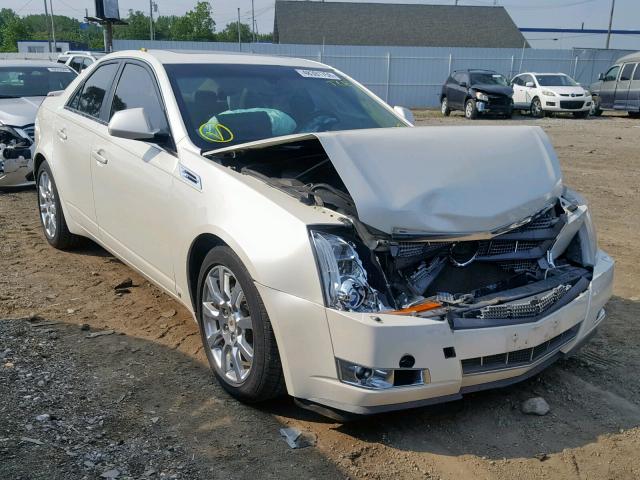 1G6DV57V480175108 - 2008 CADILLAC CTS HI FEA WHITE photo 1