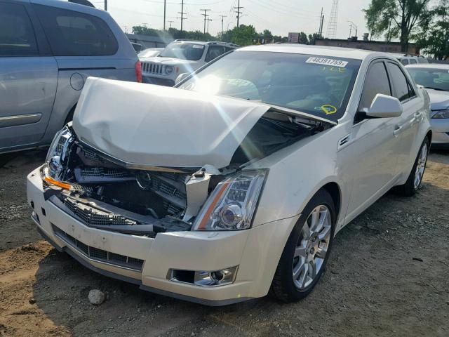 1G6DV57V480175108 - 2008 CADILLAC CTS HI FEA WHITE photo 2