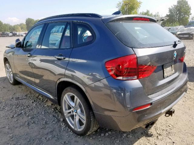 WBAVL1C58FVY37484 - 2015 BMW X1 XDRIVE2 GRAY photo 3