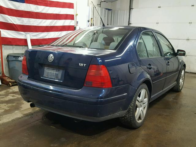 3VWSE69M53M137243 - 2003 VOLKSWAGEN JETTA GLS BLUE photo 4