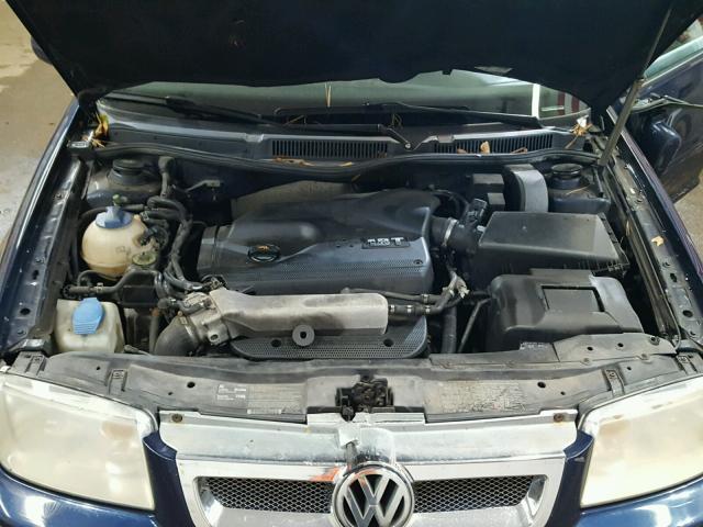 3VWSE69M53M137243 - 2003 VOLKSWAGEN JETTA GLS BLUE photo 7