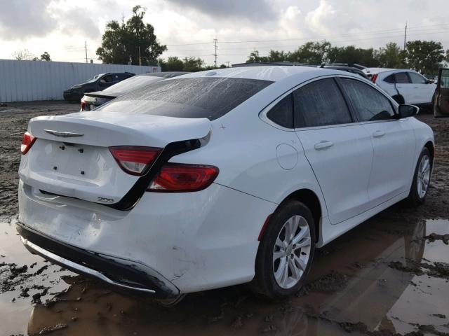 1C3CCCAB0GN121019 - 2016 CHRYSLER 200 LIMITE WHITE photo 4