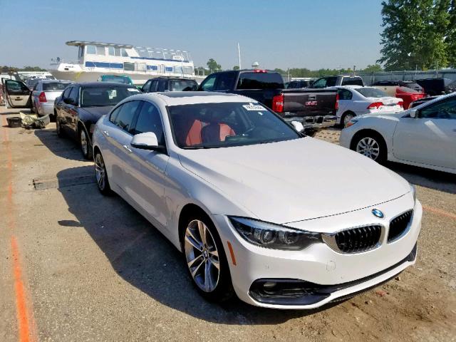 WBA4J1C54JBG79420 - 2018 BMW 430I GRAN WHITE photo 1