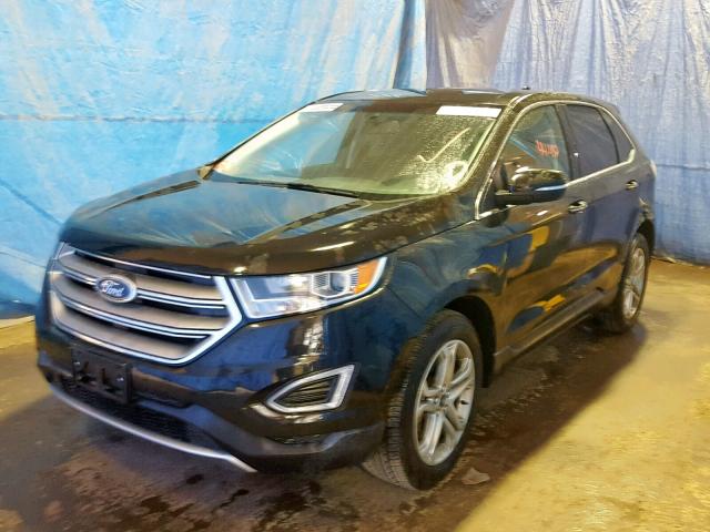 2FMPK4K94JBB63953 - 2018 FORD EDGE TITAN BLACK photo 2